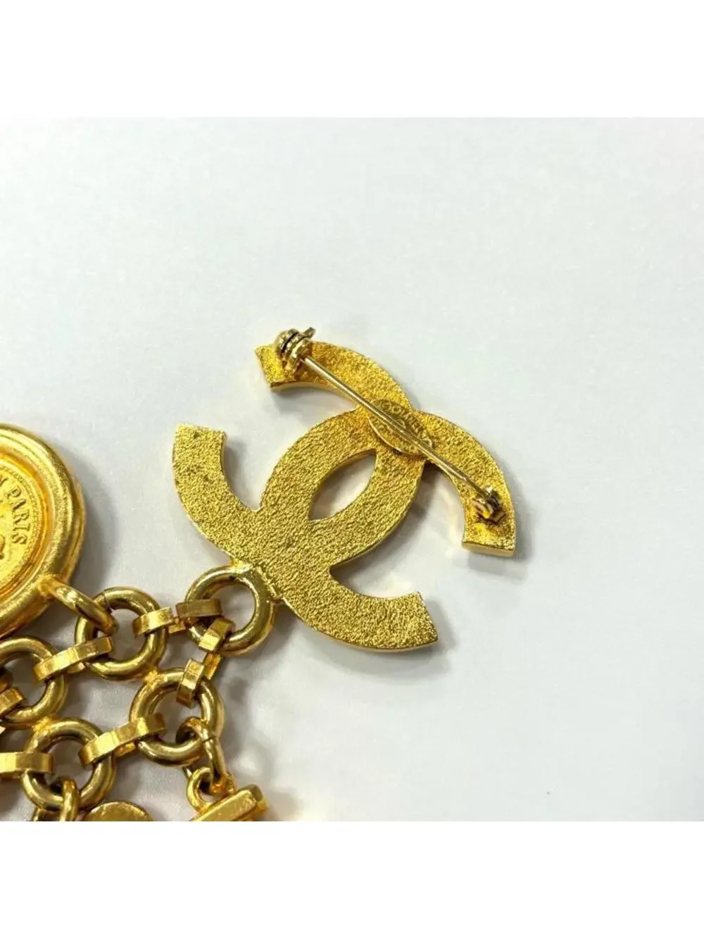 Chanel Cc Logo Brooch Metal #234138C16B